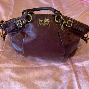 Coach Oxblood Leather Madison Sophia 16809